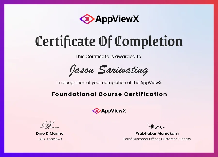 Foundational Course Certification