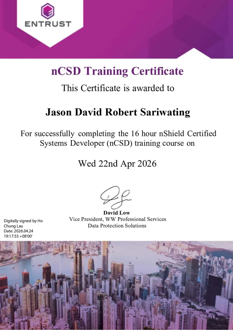 nShield Certified System Developer (nCSD)